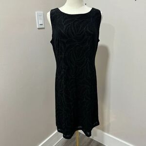 American Living by Ralph Lauren black floral dress‎ Size 12